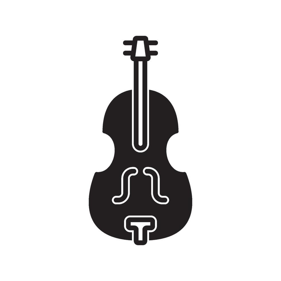 Contrabass icon design vector