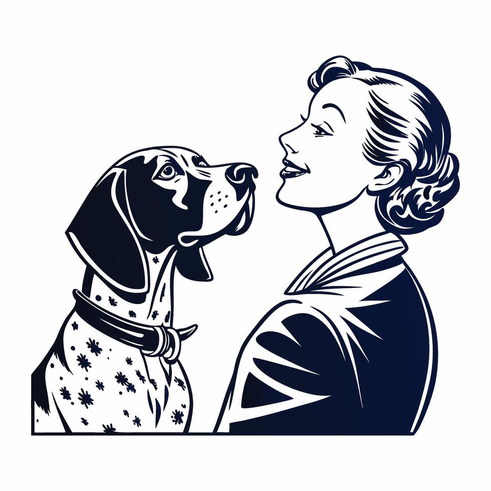 German Shorthaired Pointer vector