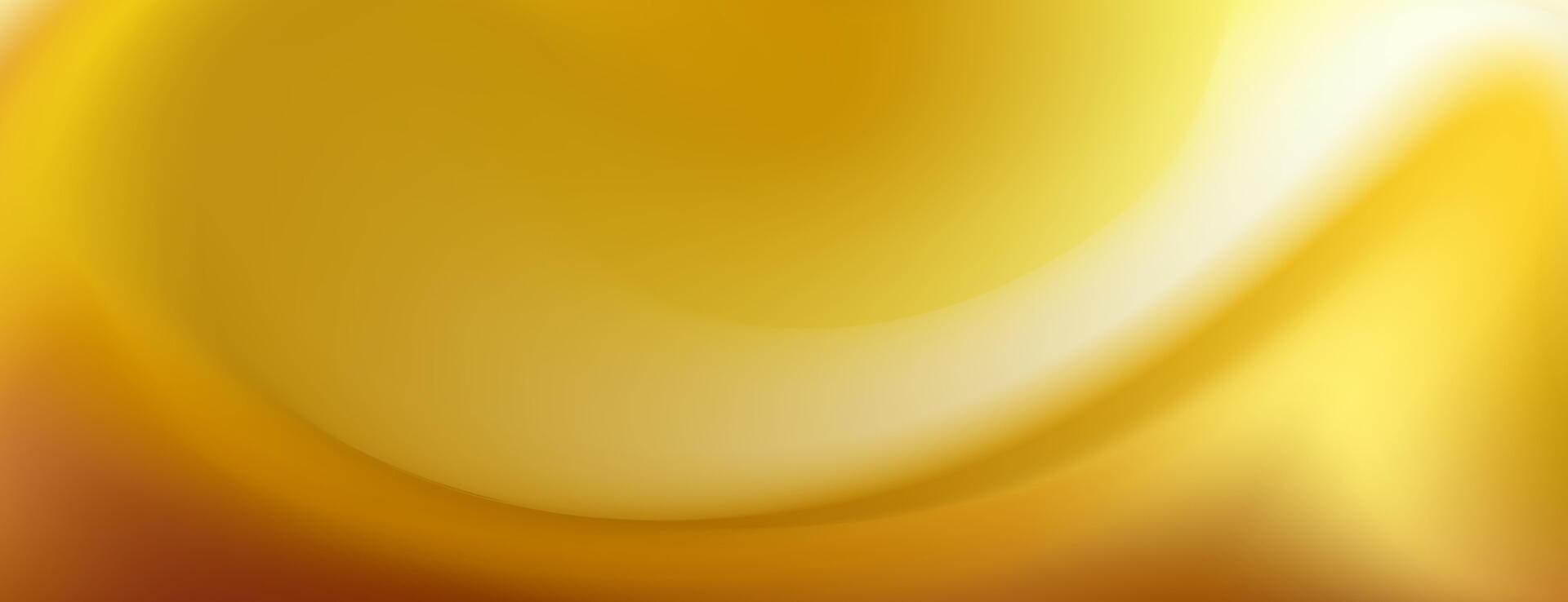 luxurious abstract banner with a soft gold gradient vector