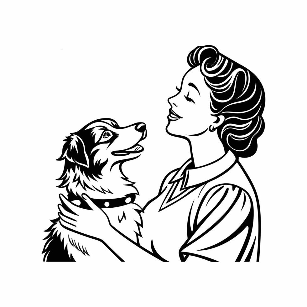 Australian Shepherd dog Design vector
