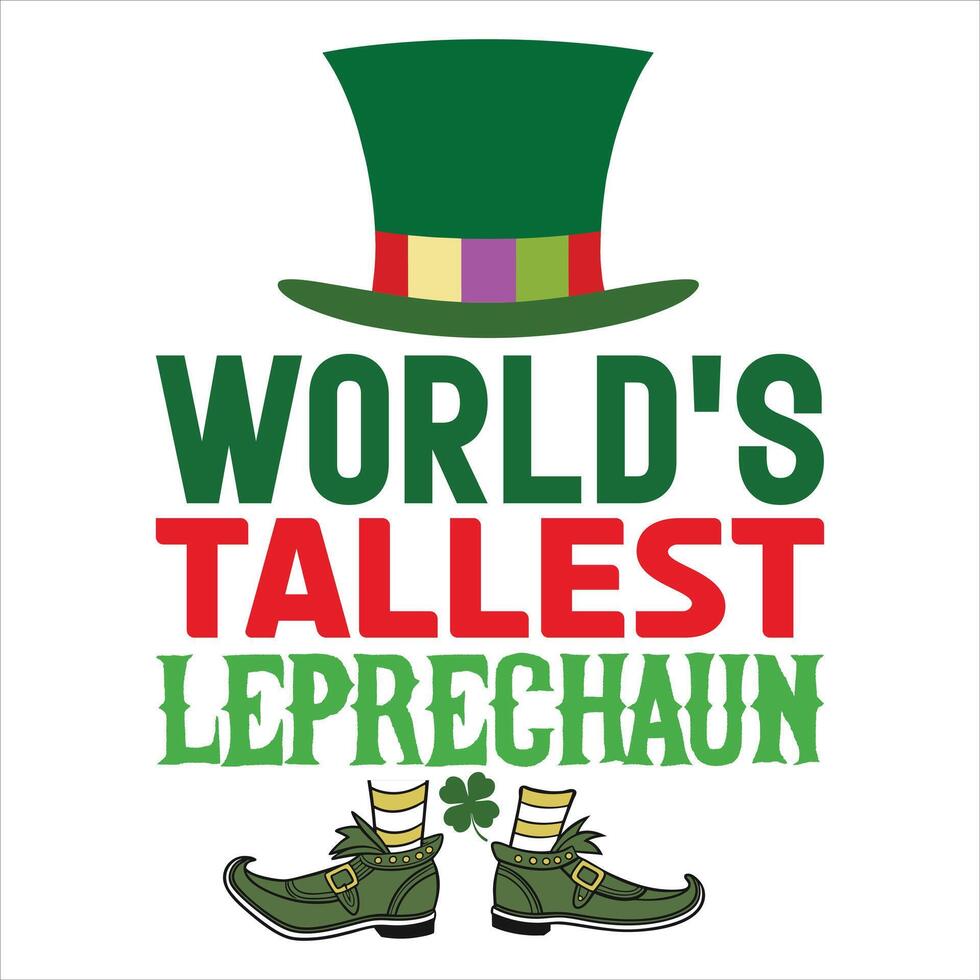 Retro St.Patricks Day hat pointed shoe vector
