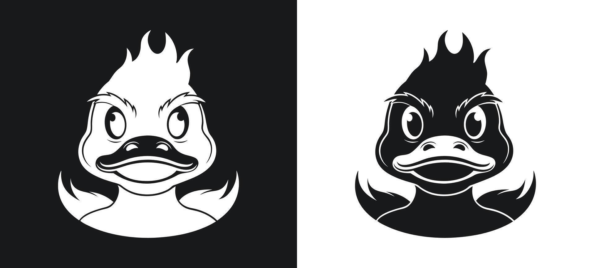 Angry face emotion illustration design vector
