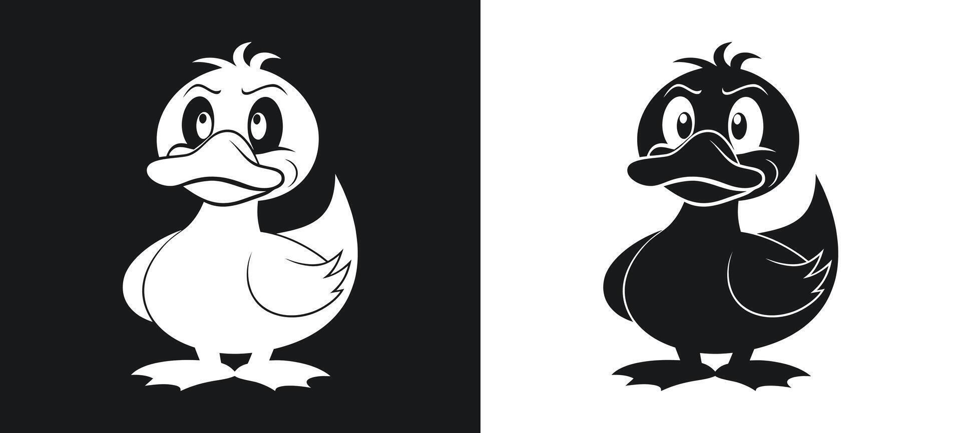 Angry cartoon face with expressive bold style design vector