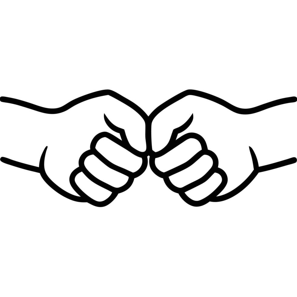 Detailed Art Two Hands Holding Illustration vector