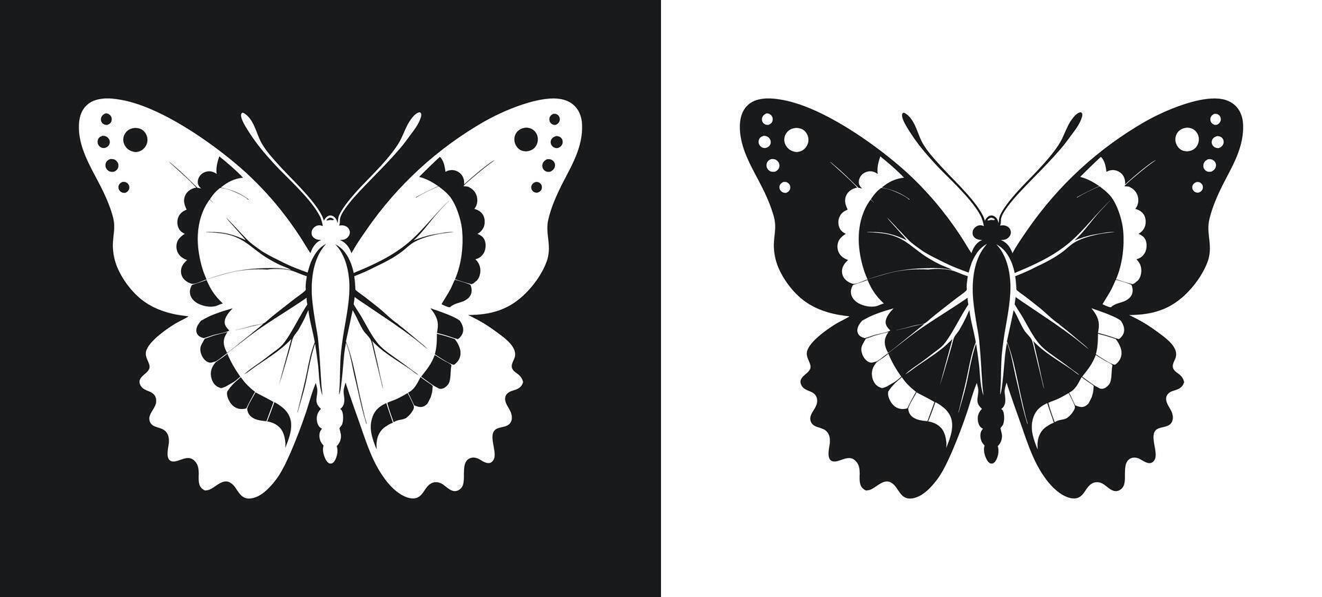 Red Admiral Butterfly with Beautiful Orange and Black Wings vector