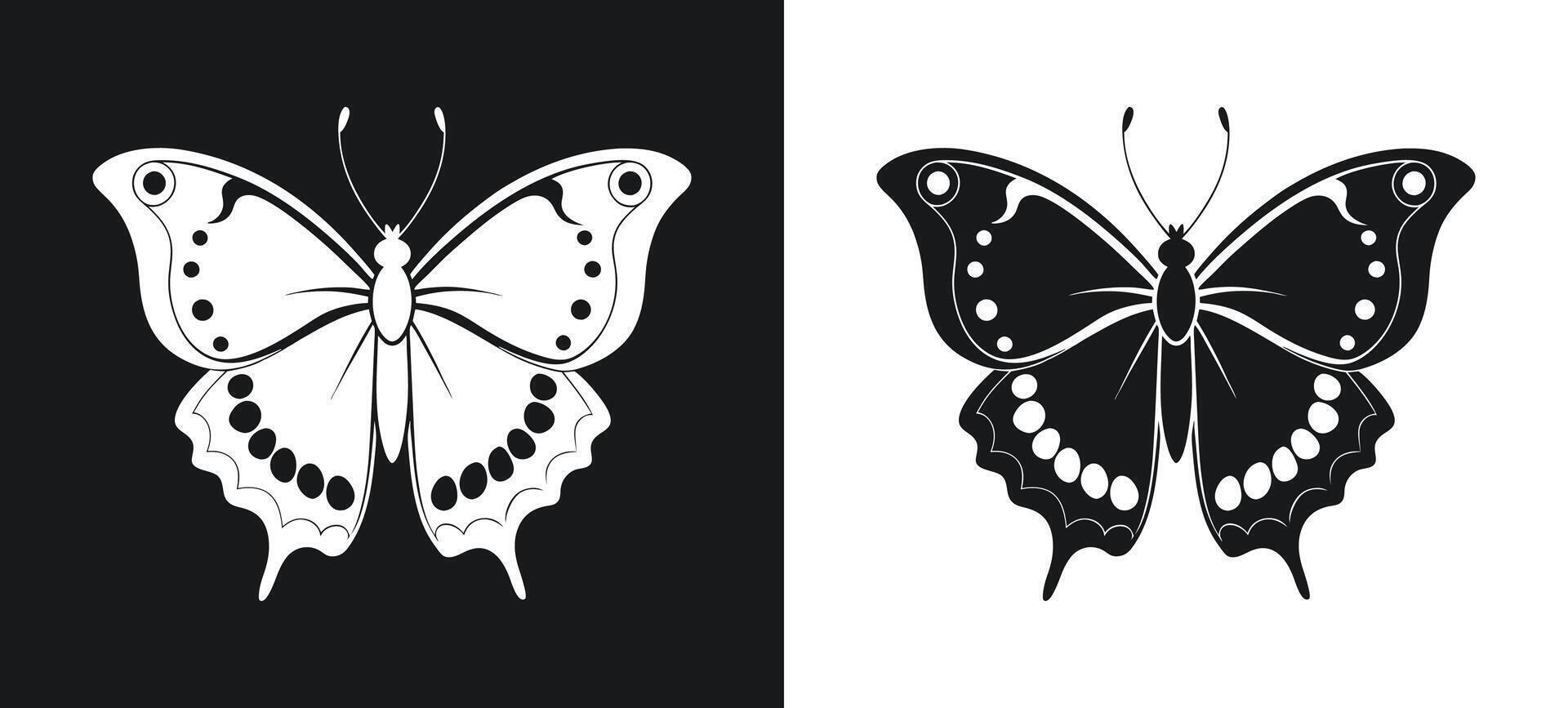Mourning Cloak Butterfly Resting on a Tree vector