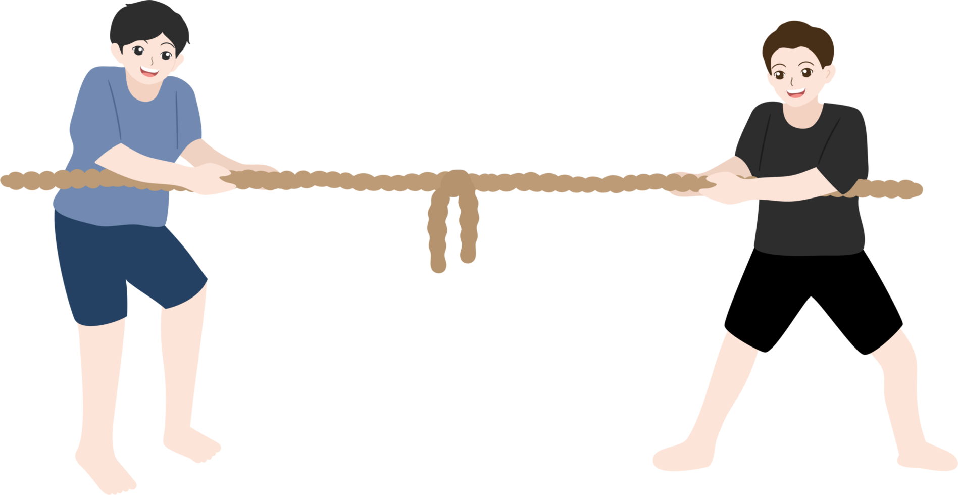 traditional sport tarik tambang png