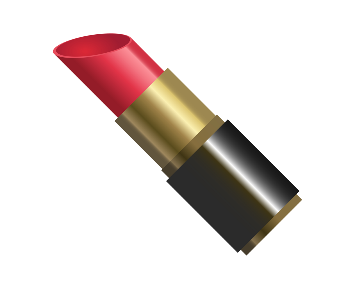 Red fashionable lip Gloss makeup lipstick icon png