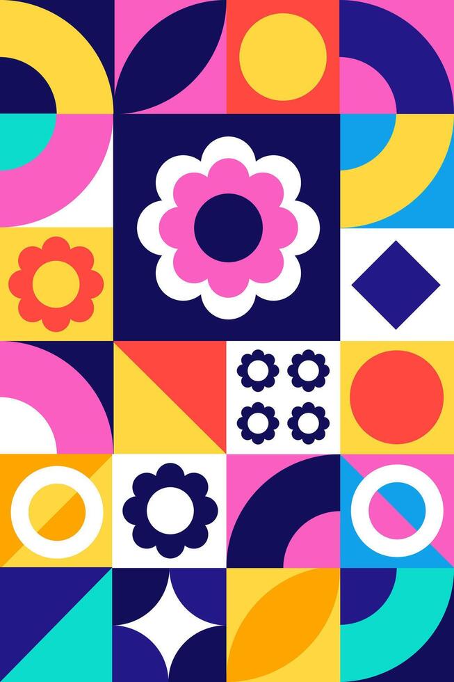 National Hispanic Heritage Month. September 15 to October 15. Seamless geometric pattern. Template for background, banner, card, poster. vector