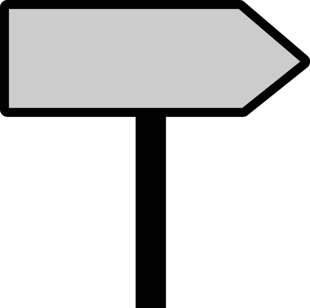 Road traffic direction arrow. Right way arrow vector