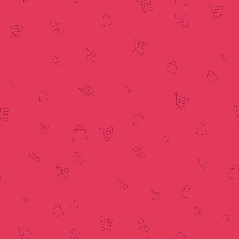 a red black friday seamless pattern sale vector