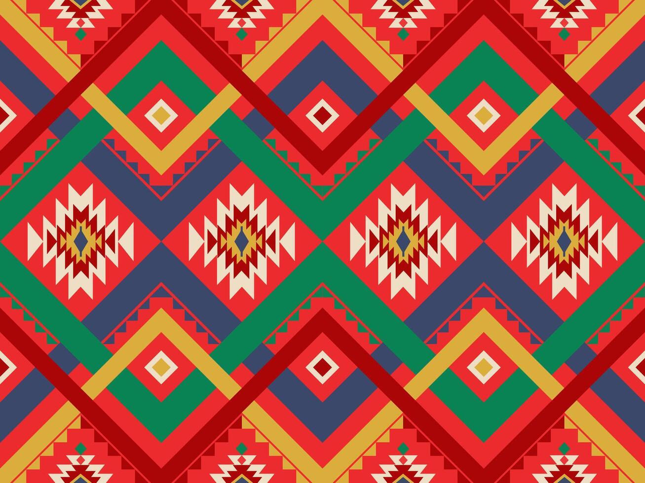 Navajo pattern design. Native American style. Can be used in fabric design for clothing, textile, wrapping, background, wallpaper, carpet, embroidery, print vector
