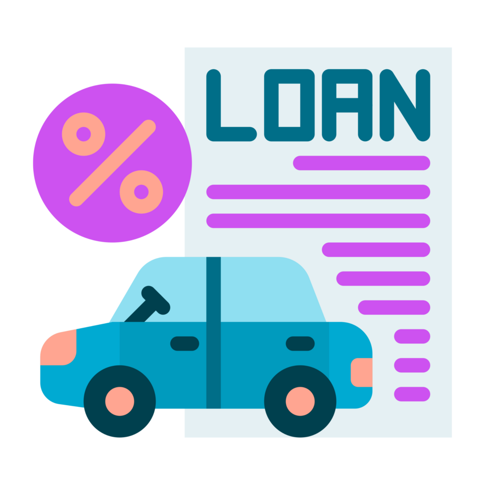 Loan car icon png