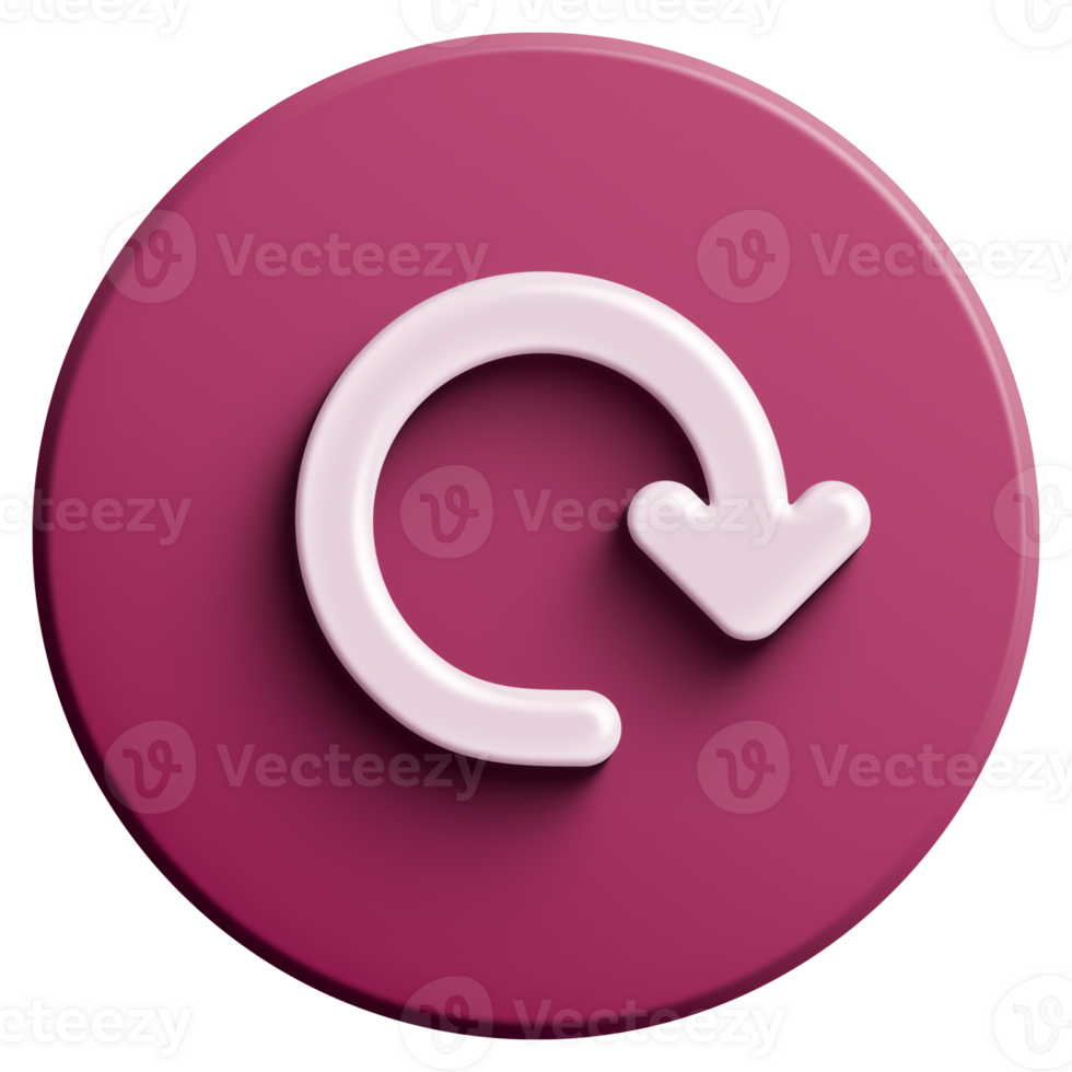 A pink circular button with an arrow pointing to the left png