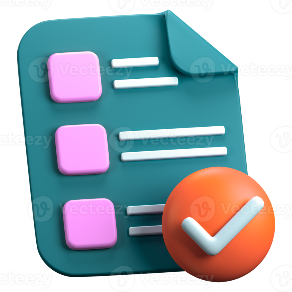 A check box icon with a pink check mark png