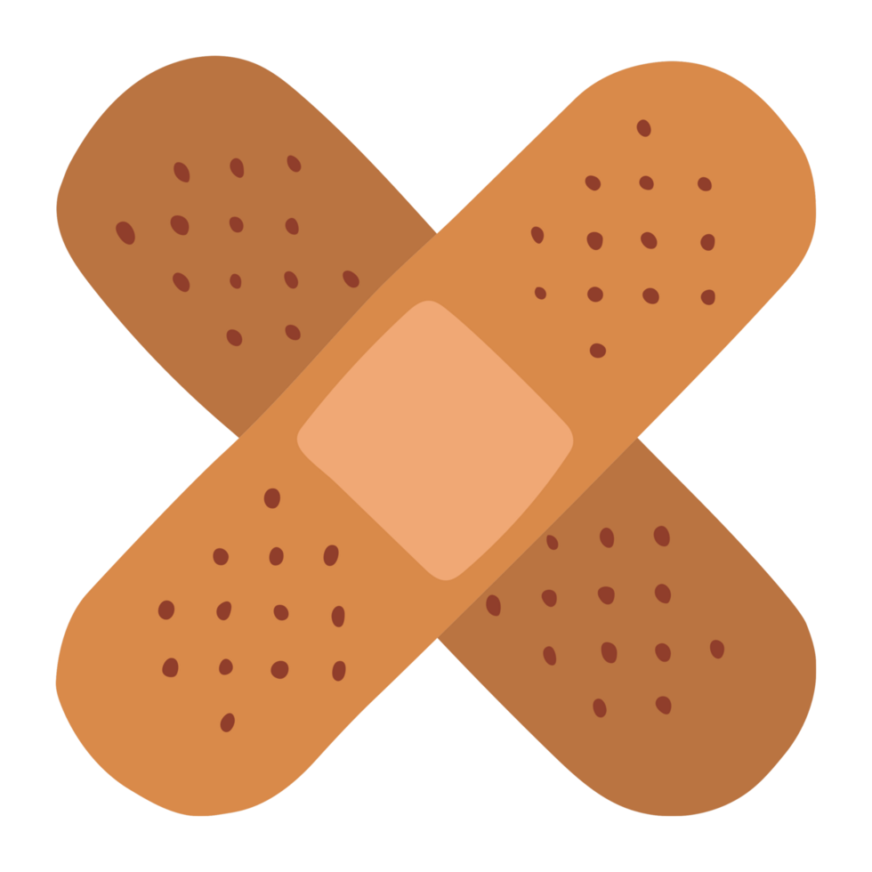 A bandage with two cross - shaped pieces png