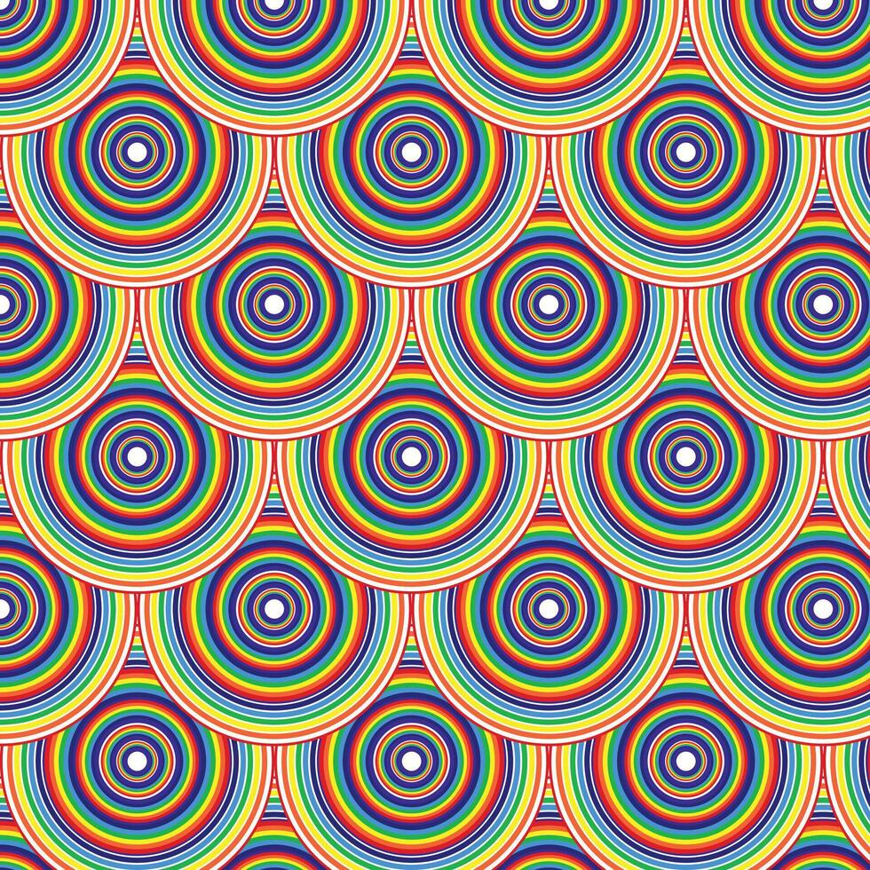 Retro rainbow background vector