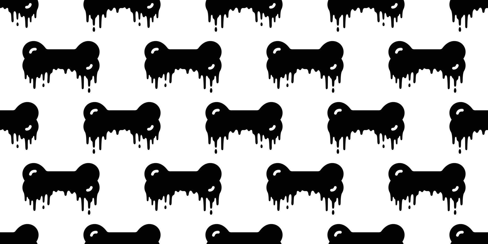 Dog bone seamless pattern color Sagging splash graffiti Flowing doodle cartoon tile background gift wrapping paper repeat wallpaper scarf isolated illustration design vector