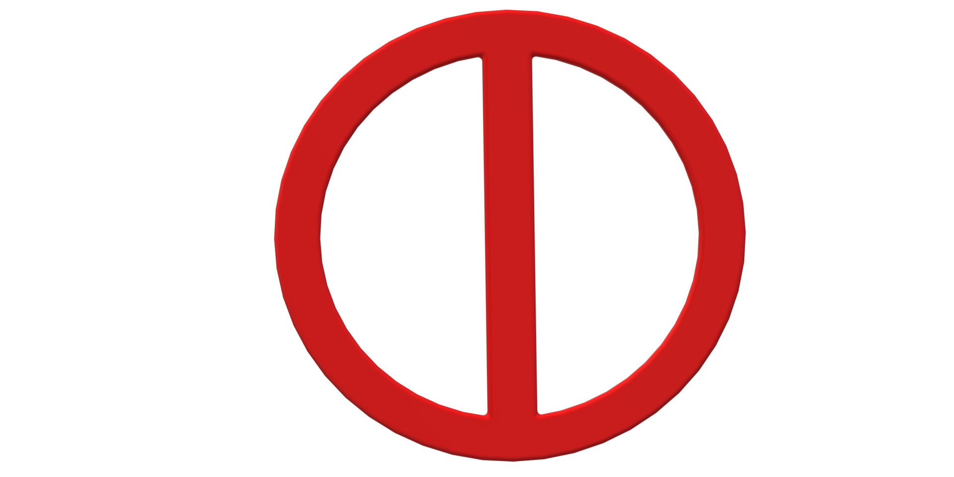 Not Allowed Prohibited No Sign isolated on a Transparent Background png