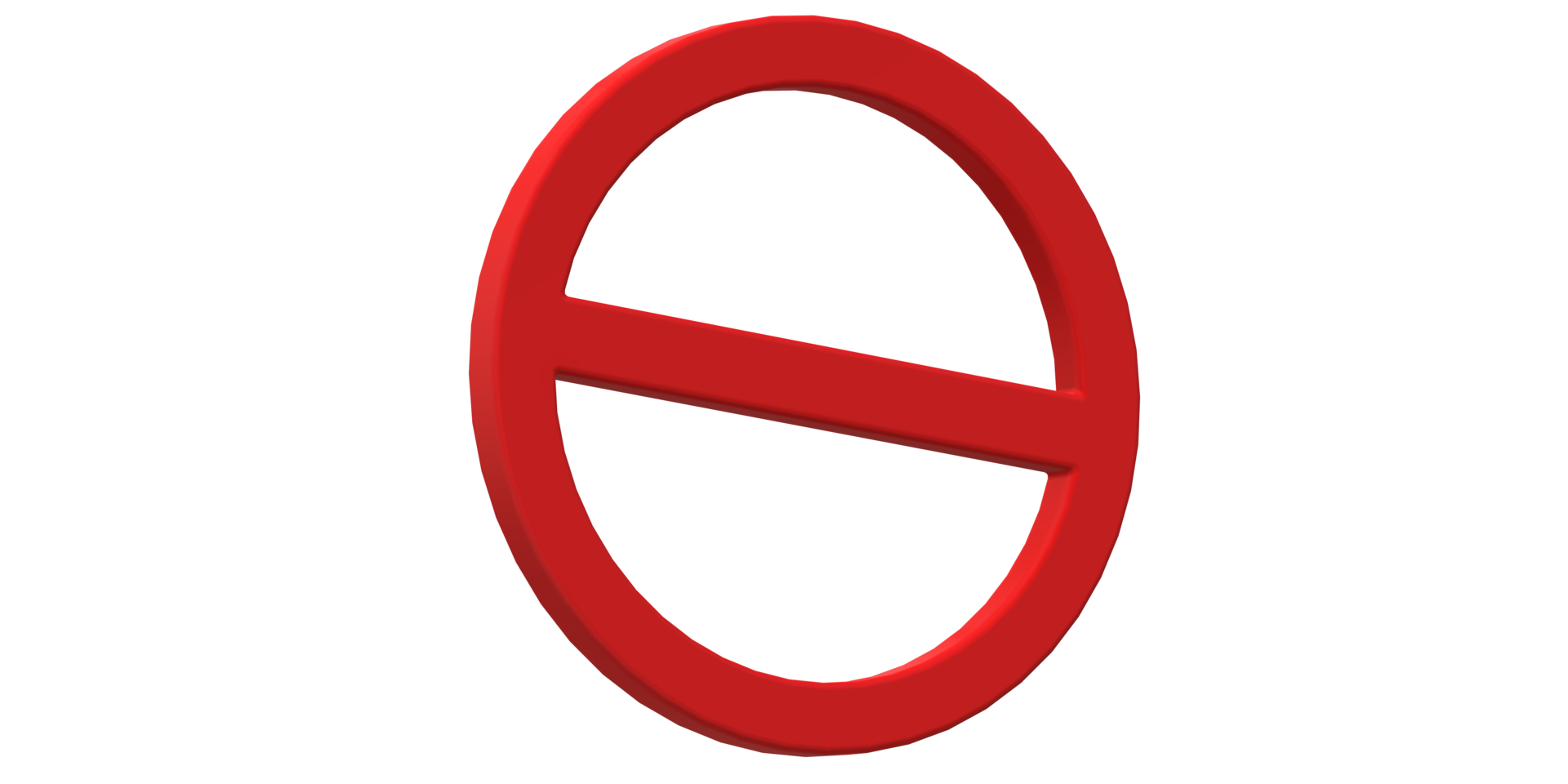 Stop Prohibited No Sign isolated on a Transparent Background png