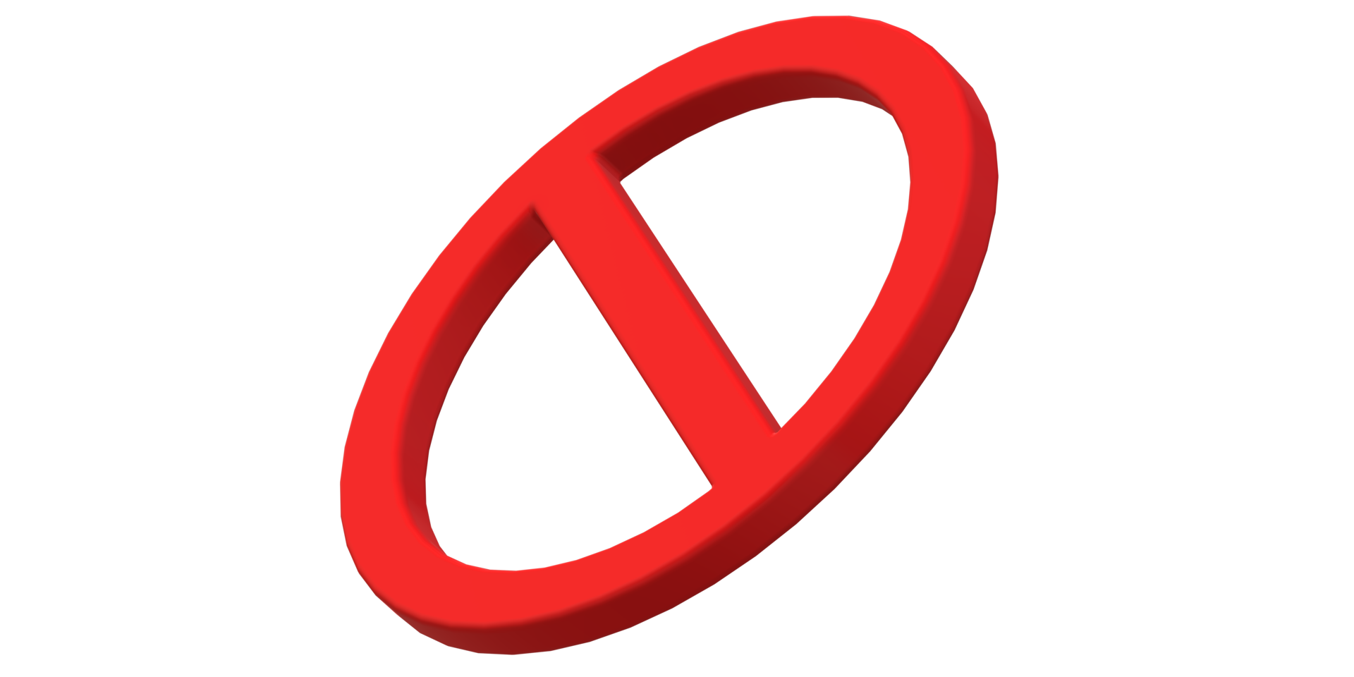 Warning Prohibited No Sign isolated on a Transparent Background png