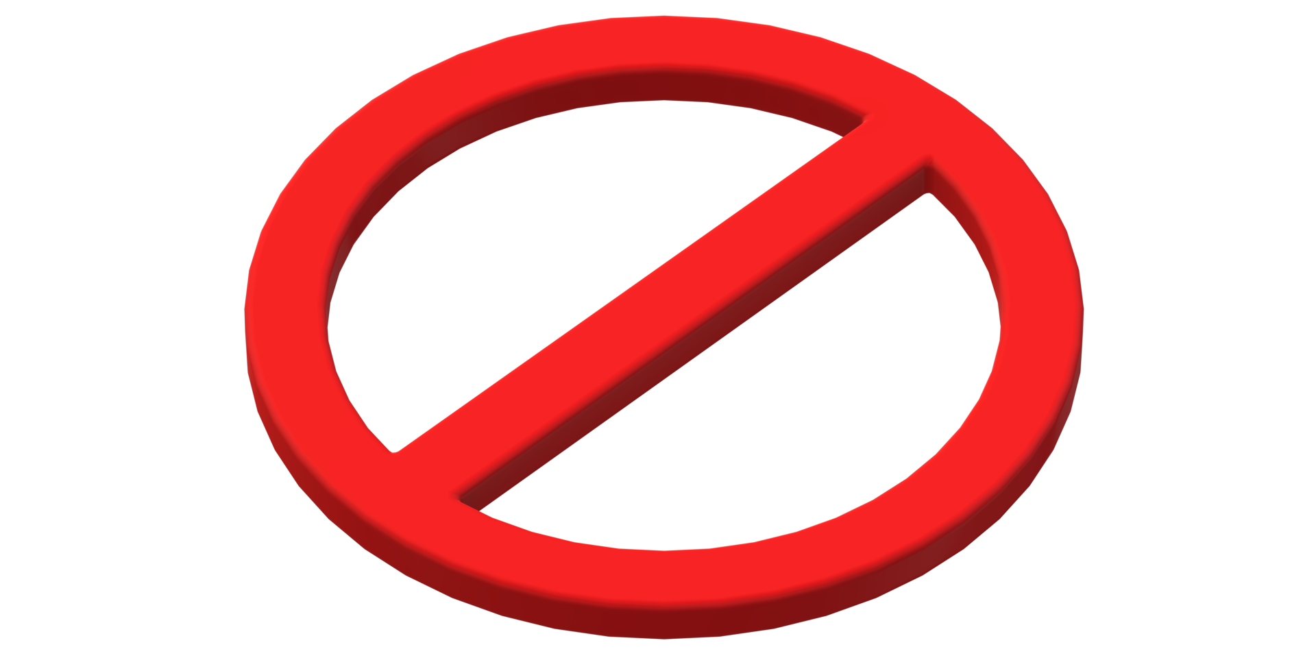 Restriction Prohibited No Sign isolated on a Transparent Background png