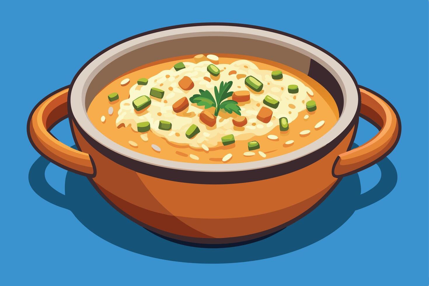 hummus day fresh food isolated vector