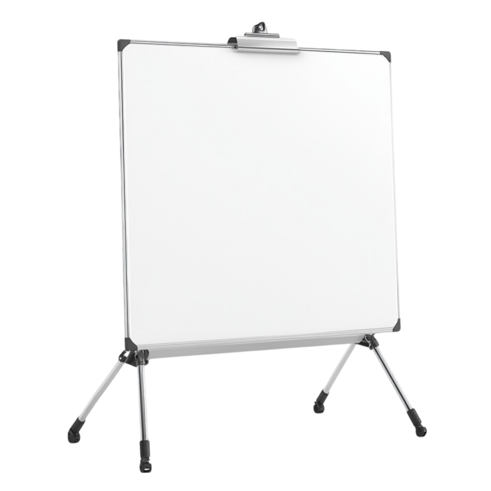 Whiteboard with Adjustable Stand png