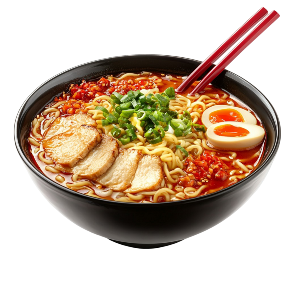 Ramen Noodles with Chicken png
