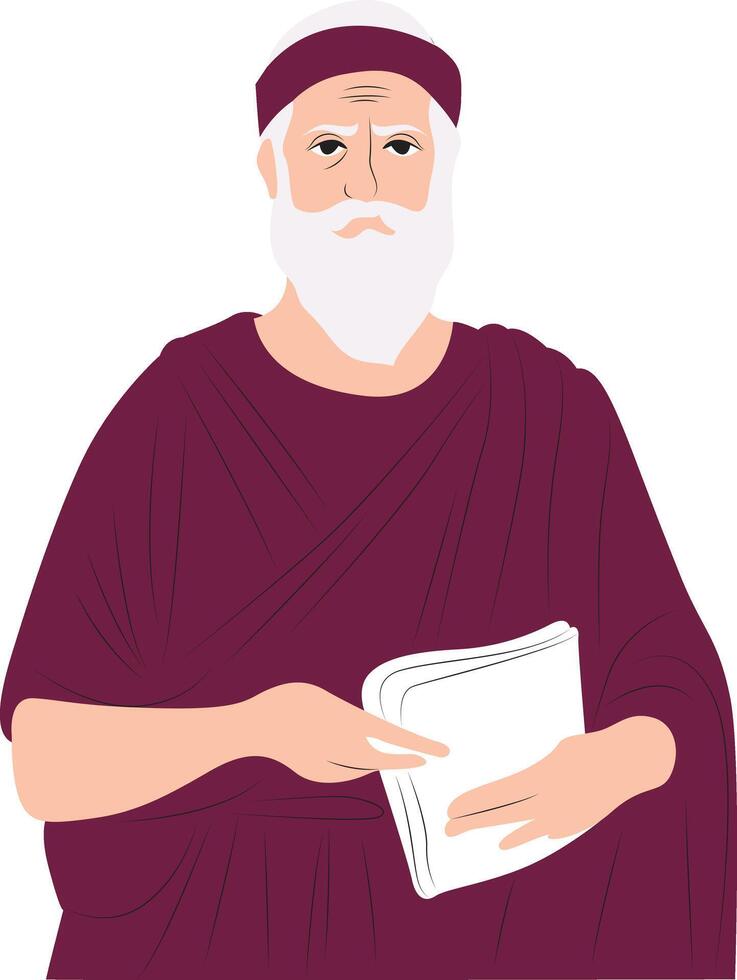 Philo the Dialectician Portrait vector