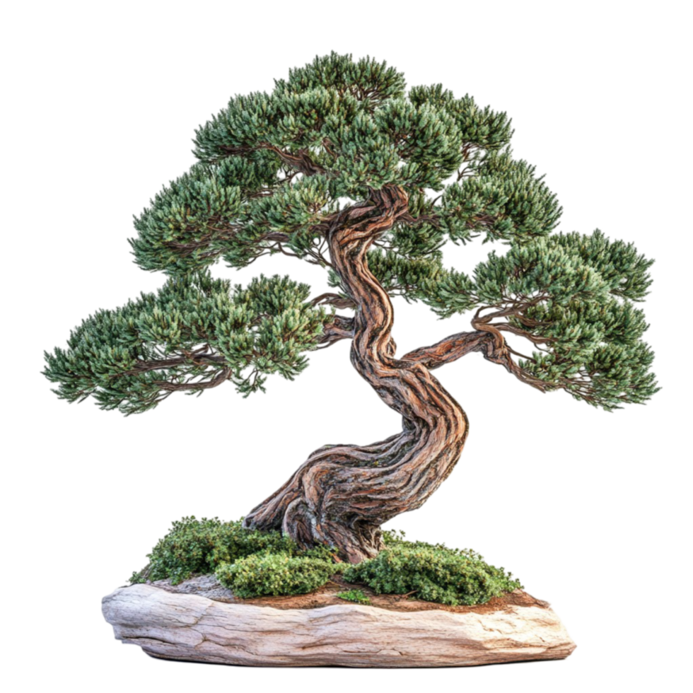 Bonsai Tree on Transparent Background png