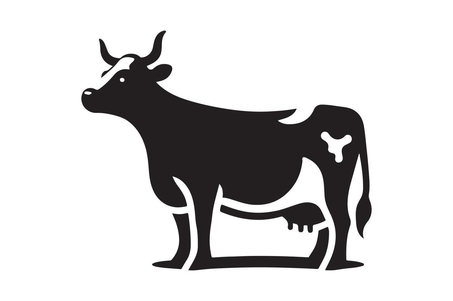 Download Premium Cow Silhouette Vectors for Farm-Themed Graphics