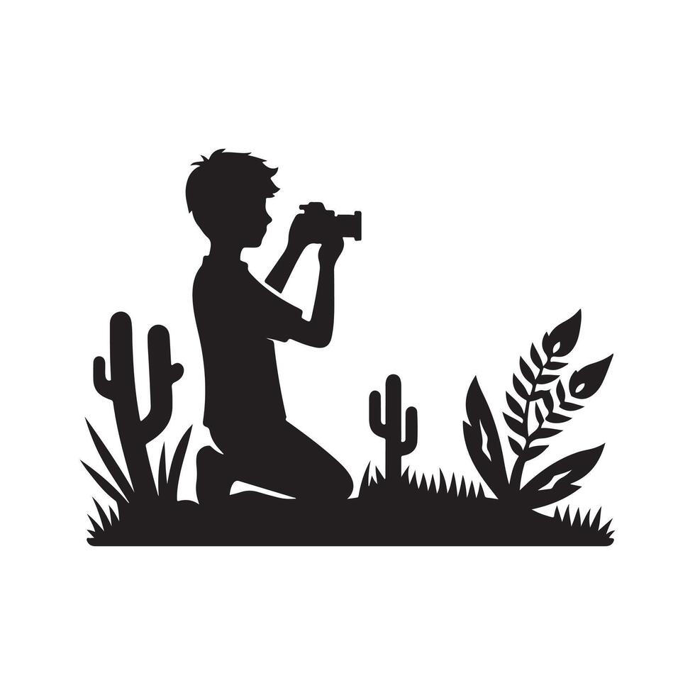 Photography Silhouette Vectors for Magazines and Editorial Design