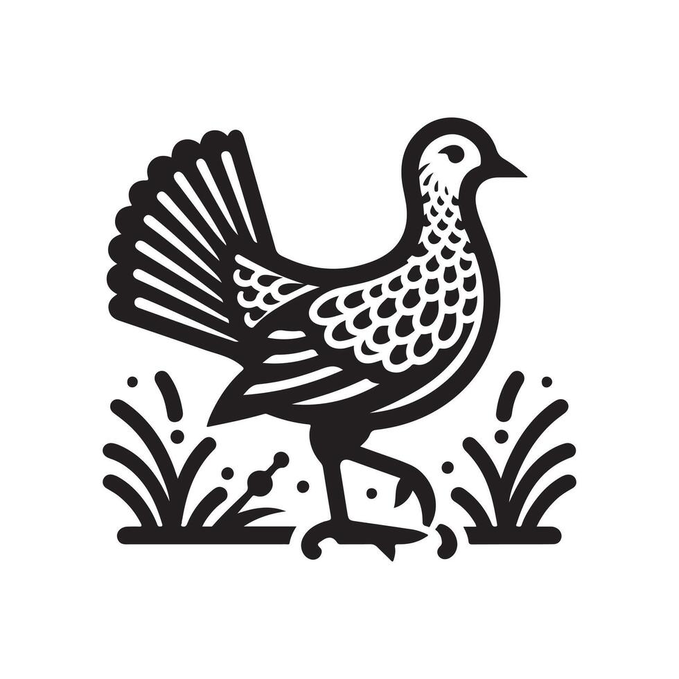 Creative Woodcock Silhouette Vectors for Bold Graphic Statements