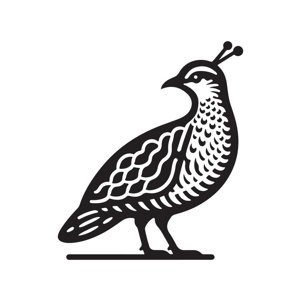 Woodcock Silhouette Vectors for Bird and Animal Illustration Projects
