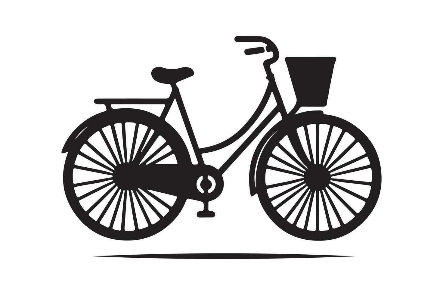 High-Resolution Bicycle Silhouette Vectors for DIY Projects