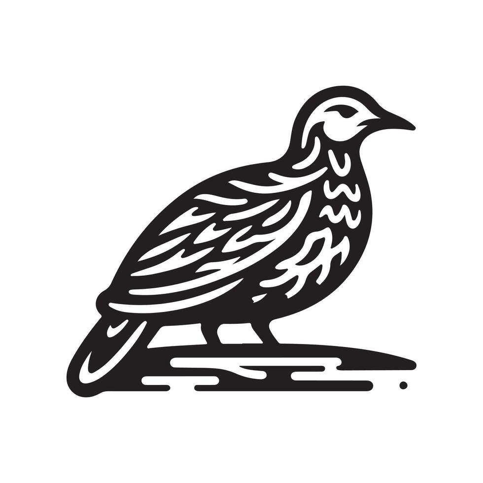 Elegant and Artistic Woodcock Silhouette Vectors for Custom Projects