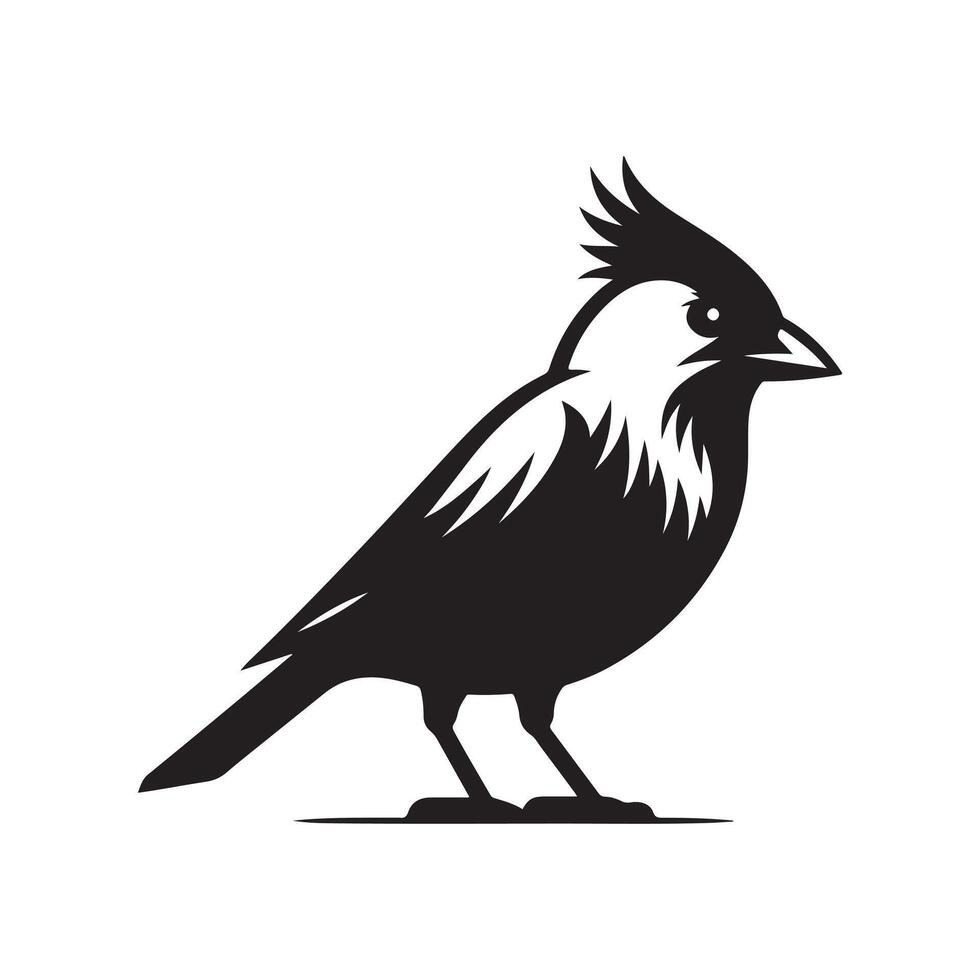 Creative Jackdaw Silhouette Vectors for Eco-Conscious Designs