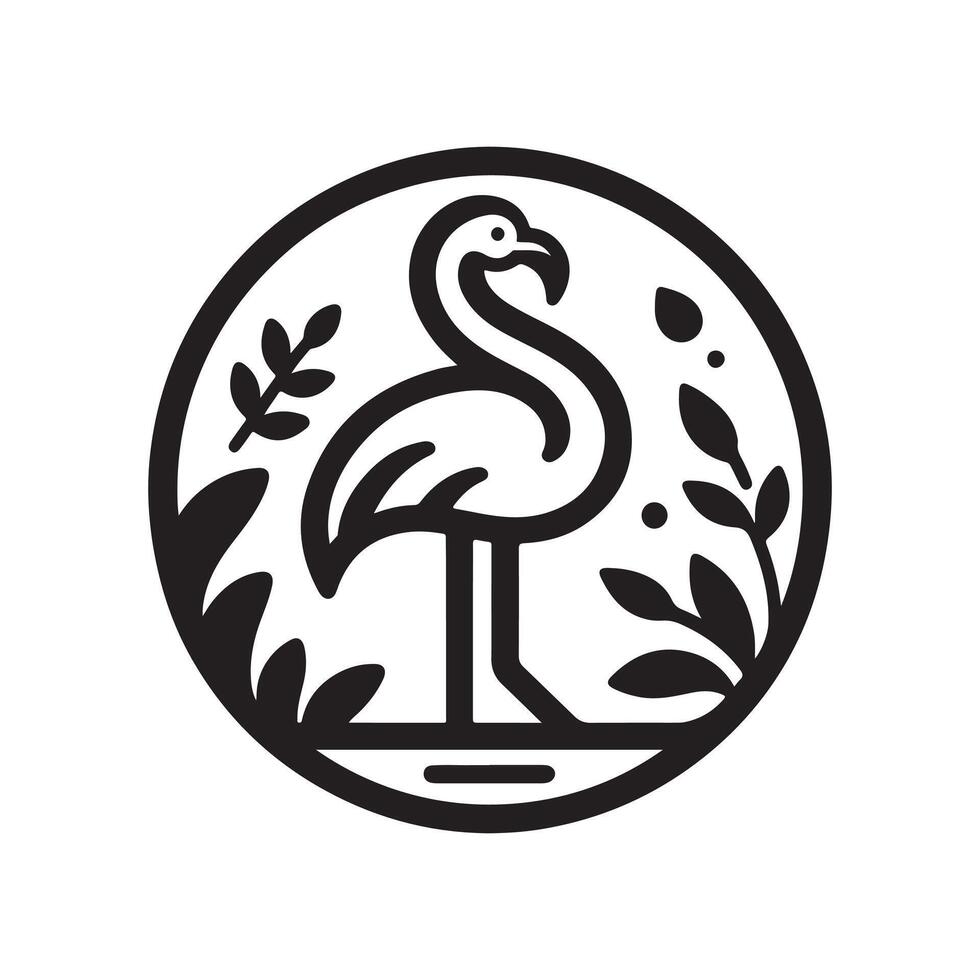 High-Quality Flamingo Silhouette Vectors for Artistic Design