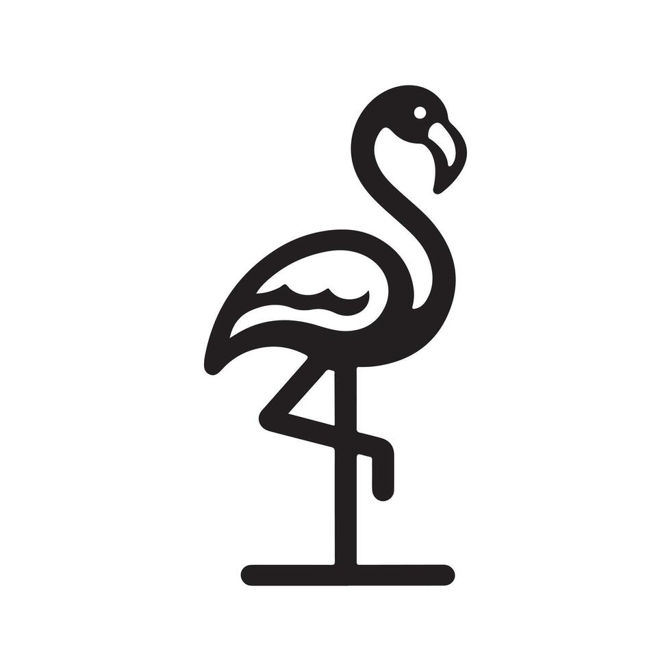 Flamingo Silhouette Vectors for Resort, Poolside, and Spa Designs