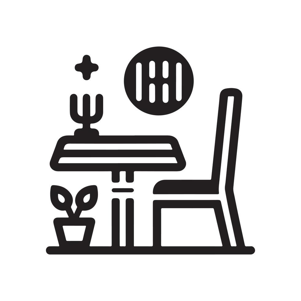 Dining Chair Silhouette Vectors for Online Shops and Catalog Design