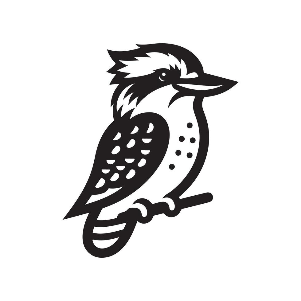 Kookaburra Silhouette Vectors for Safari, Jungle, and Wildlife Graphics