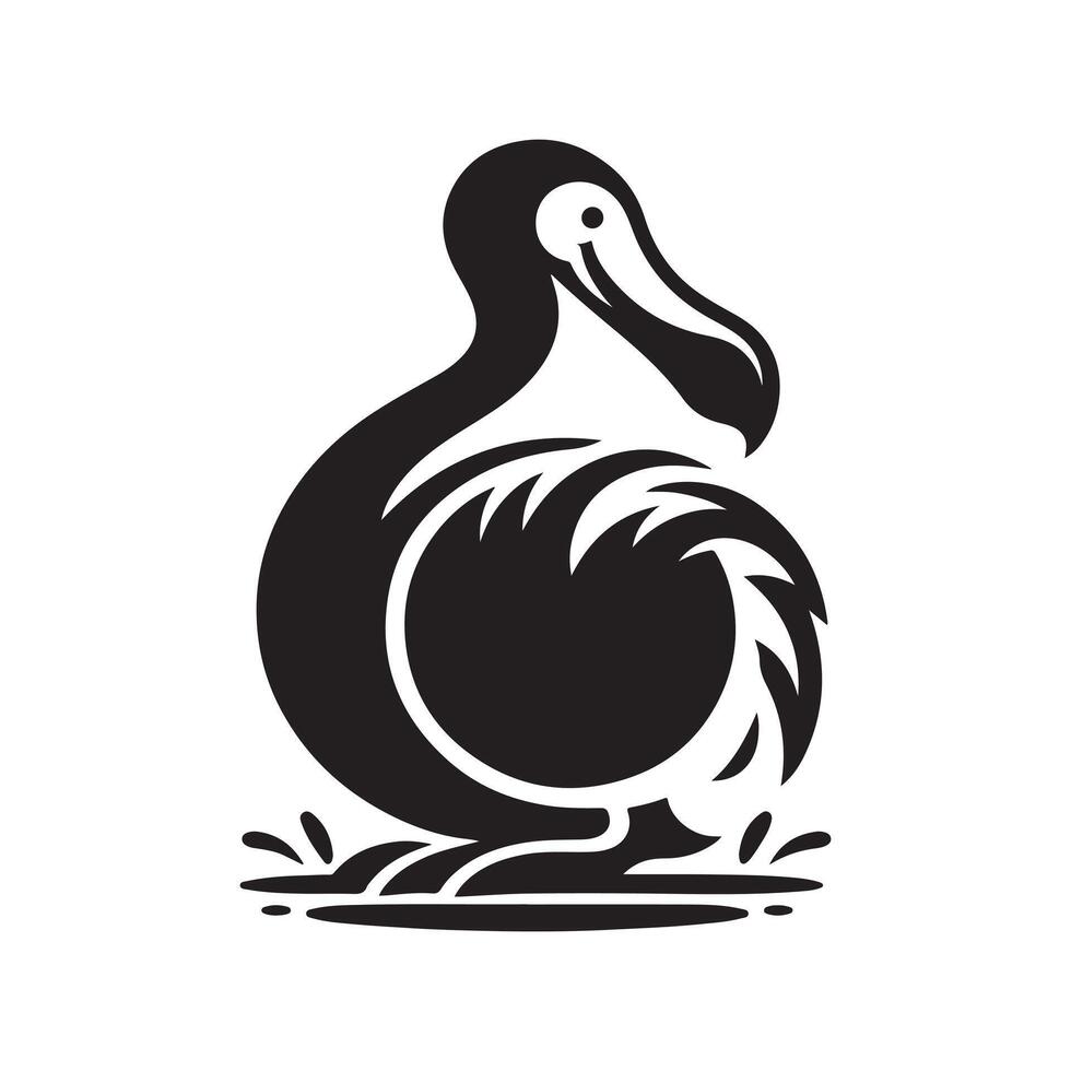 Dodo Silhouette Vectors for Archeology, Paleontology, and Mythical Designs