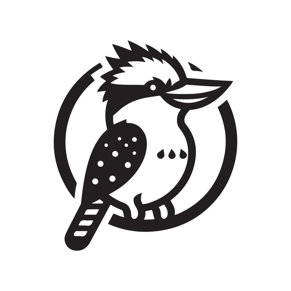 Custom Kookaburra Silhouette Vectors for Conservation and Wildlife Graphics