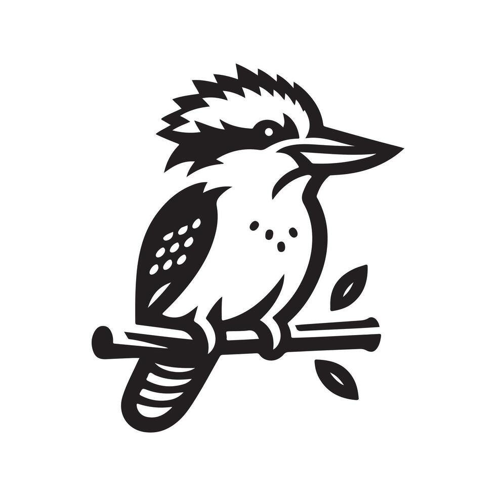 Versatile Kookaburra Silhouette Vectors for Educational and Wildlife Themes