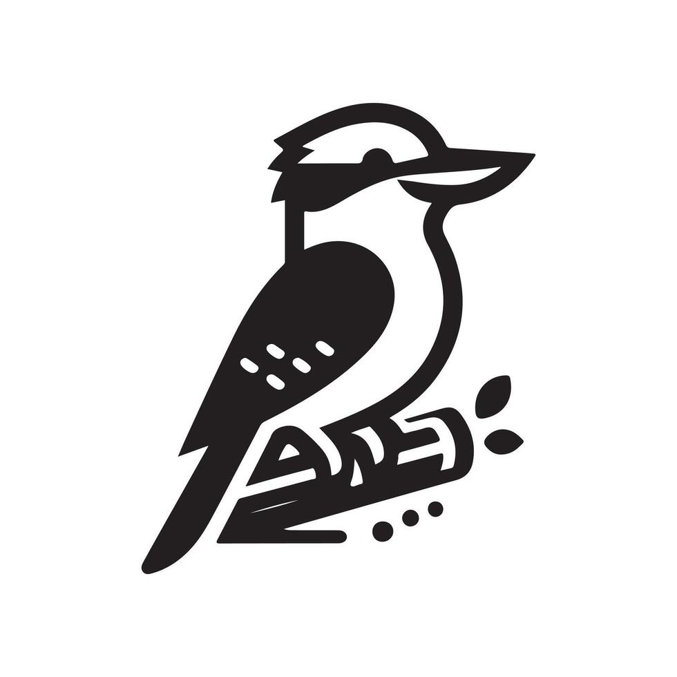 Stylized Kookaburra Silhouette Vectors for Digital and Print Graphics