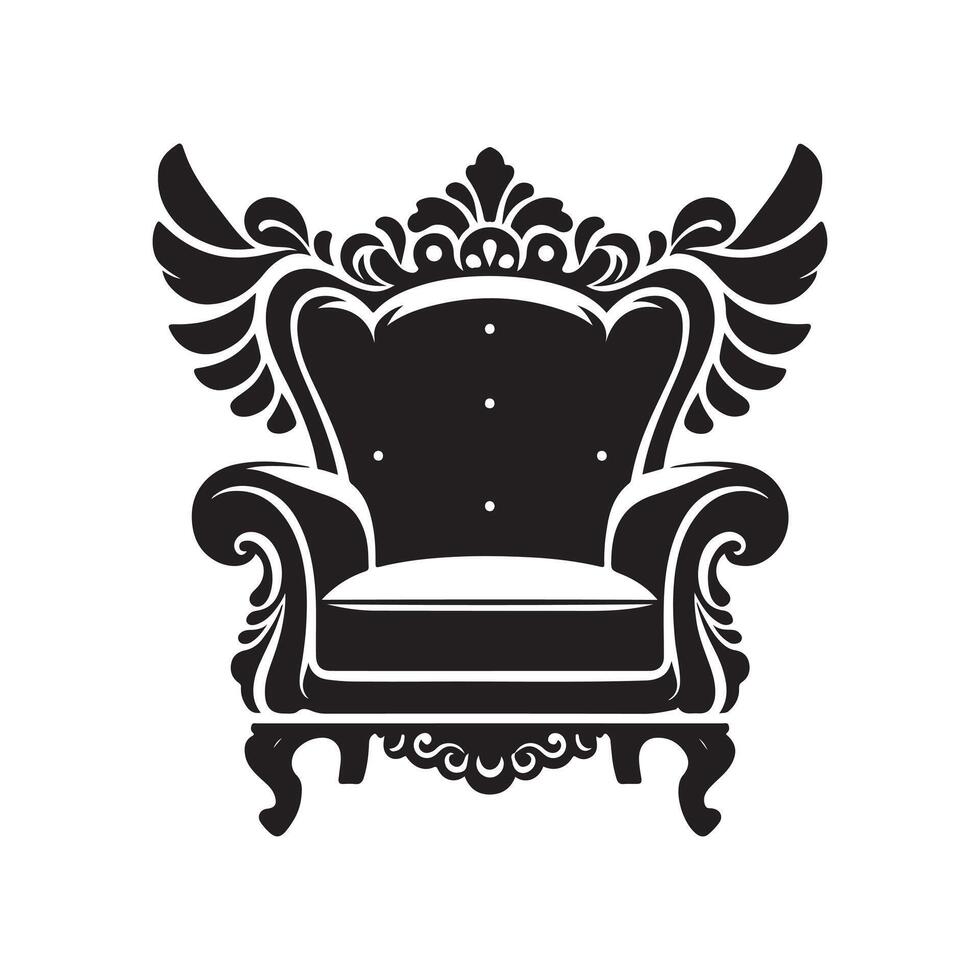 Armchair Silhouette Vectors for Interior Style and Design Concepts
