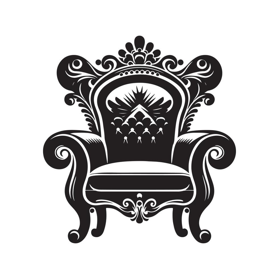 Customizable Armchair Silhouette Vectors for Home Design Themes