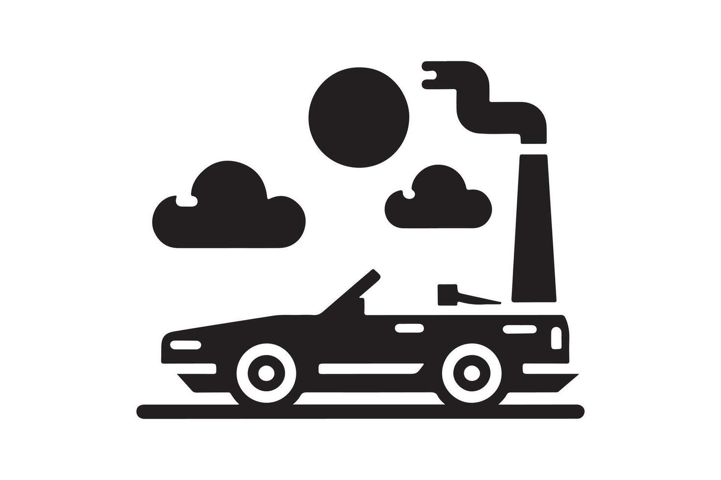Convertible Silhouette Vectors Ideal for Auto Racing and Sports Designs