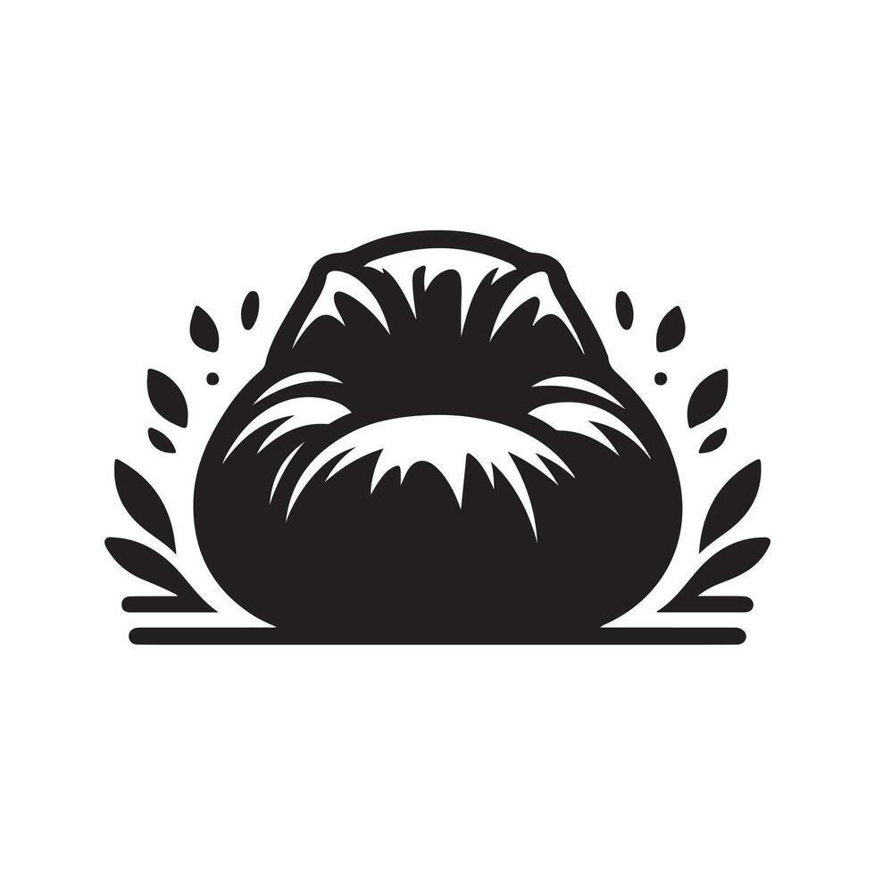 Stylized Bean Bag Chair Silhouette Vectors for Modern Lifestyle Graphics